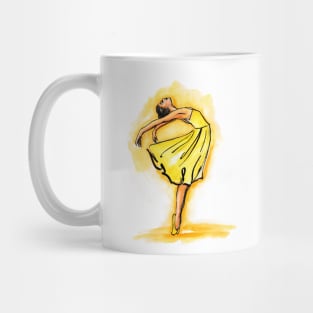 Ballerina Yellow Dress Mug